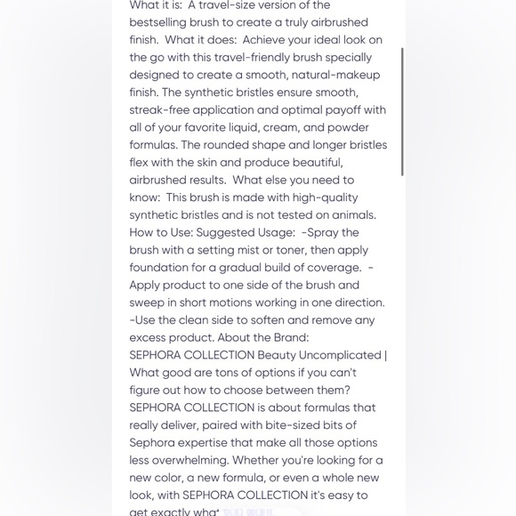 Sephora Pro Mini Airbrush #55.5 - Picture 5 of 5